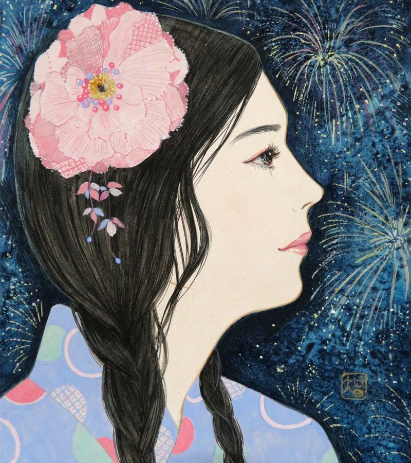 Tomoka Sagae-Fireworks I saw that day-Art colours vol38 parkhoteltokyo-Transition of Diversity by Ginza Galleries