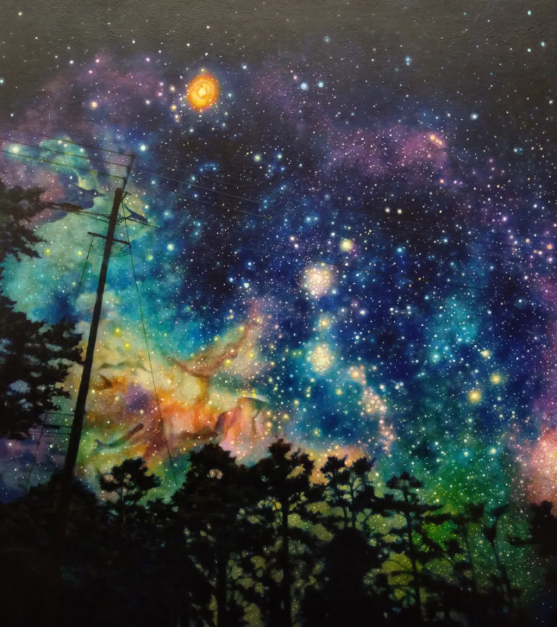 Yasushi Ikejiri-SkyArt colours vol38 parkhoteltokyo-Transition of Diversity by Ginza Galleries Autumn