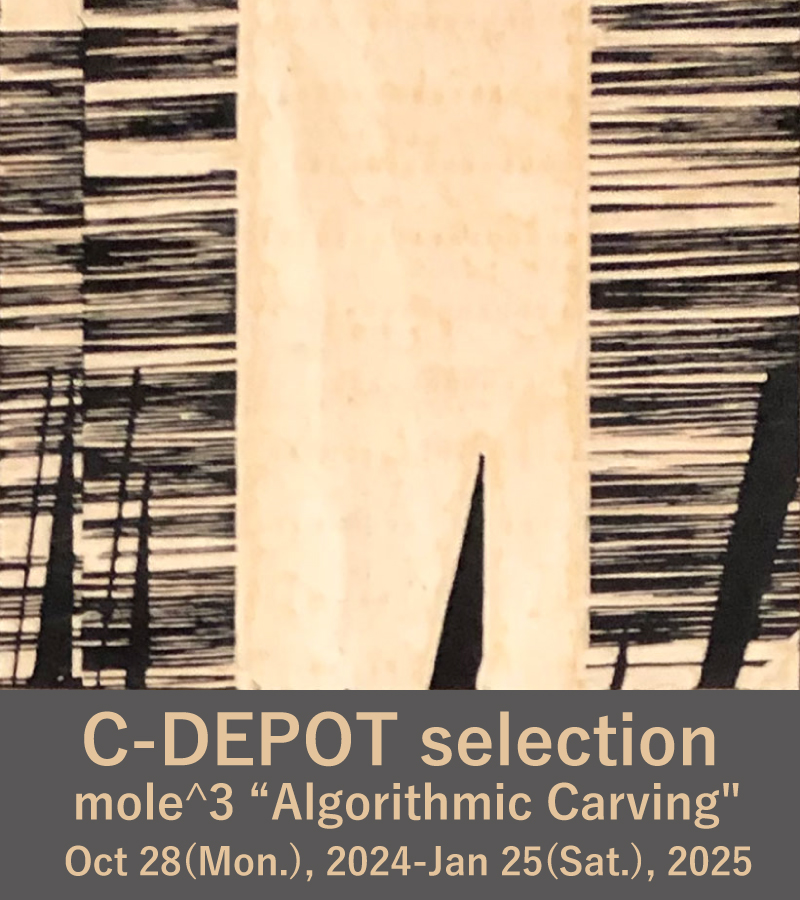 [Exhibition] mole^3 “Algorithmic Carving"