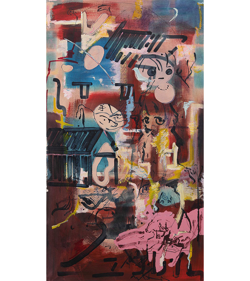 名もなき実昌さんによるアーティストルーム制作開始